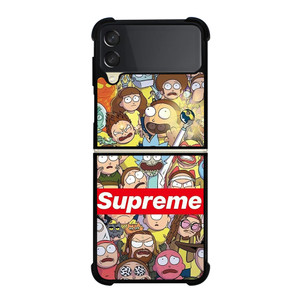 RICK AND MORTY SUPREME Samsung Z Flip 3 Case RICK AND MORTY SUPREME Samsung Z Flip 3 Case
