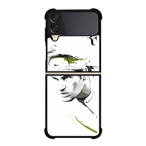 ROGER FEDERER ART Samsung Z Flip 3 Case ROGER FEDERER ART Samsung Z Flip 3 Case