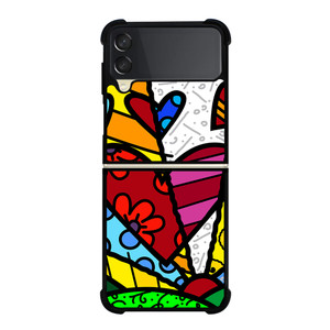 ROMERO BRITTO LOVE Samsung Z Flip 3 Case ROMERO BRITTO LOVE Samsung Z Flip 3 Case