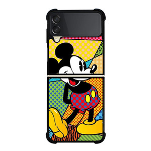 ROMERO BRITTO MICKEY MOUSE Samsung Z Flip 3 Case ROMERO BRITTO MICKEY MOUSE Samsung Z Flip 3 Case
