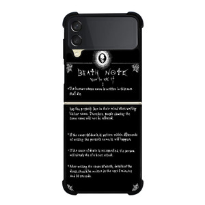 RULES OF THE DEATH NOTE Samsung Z Flip 3 Case RULES OF THE DEATH NOTE Samsung Z Flip 3 Case