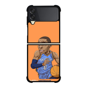 RUSSELL WESTBROOK PAINT Samsung Z Flip 3 Case RUSSELL WESTBROOK PAINT Samsung Z Flip 3 Case