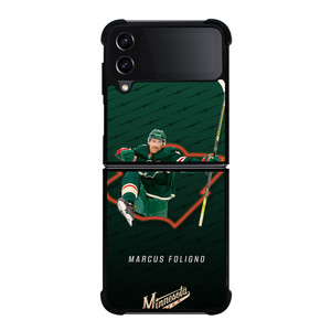 MARCUS FOLIGNO MINNESOTA WILD Samsung Z Flip 4 Case MARCUS FOLIGNO MINNESOTA WILD Samsung Z Flip 4 Case