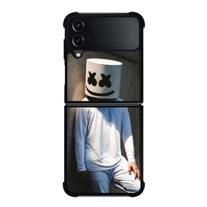 MARSHMELLO ALONE Samsung Z Flip 4 Case MARSHMELLO ALONE Samsung Z Flip 4 Case