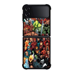 MARVEL COMICS CHARACTERS Samsung Z Flip 4 Case