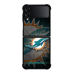 MIAMI DOLPHINS NFL 3 Samsung Z Flip 4 Case MIAMI DOLPHINS NFL 3 Samsung Z Flip 4 Case