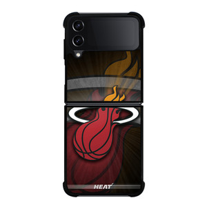 MIAMI HEAT LOGO Samsung Z Flip 4 Case MIAMI HEAT LOGO Samsung Z Flip 4 Case