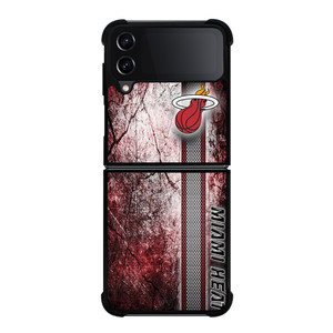 MIAMI HEAT NBA 3 Samsung Z Flip 4 Case MIAMI HEAT NBA 3 Samsung Z Flip 4 Case