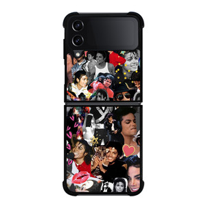 MICHAEL JACKSON COLLAGE Samsung Z Flip 4 Case MICHAEL JACKSON COLLAGE Samsung Z Flip 4 Case