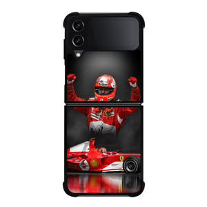 MICHAEL SCHUMACHER FORMULA ONE 4 Samsung Z Flip 4 Case MICHAEL SCHUMACHER FORMULA ONE 4 Samsung Z Flip 4 Case