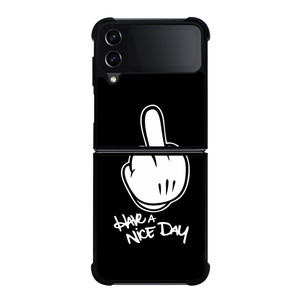 MICKEY MOUSE MIDDLE FINGER Samsung Z Flip 4 Case MICKEY MOUSE MIDDLE FINGER Samsung Z Flip 4 Case