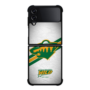 MINNESOTA WILD LOGO 3 Samsung Z Flip 4 Case MINNESOTA WILD LOGO 3 Samsung Z Flip 4 Case
