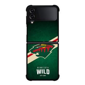 MINNESOTA WILD LOGO Samsung Z Flip 4 Case MINNESOTA WILD LOGO Samsung Z Flip 4 Case