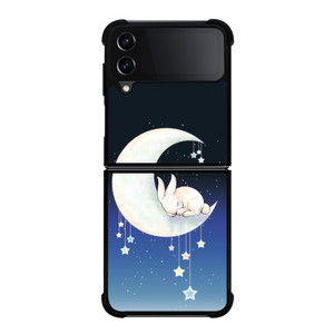 MOON BUNNY SLEEPING Samsung Z Flip 4 Case MOON BUNNY SLEEPING Samsung Z Flip 4 Case