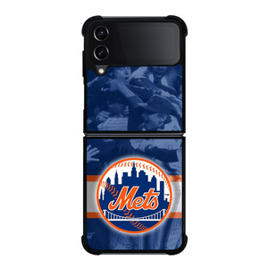 NEW YORK METS LOGO 4 Samsung Z Flip 4 Case NEW YORK METS LOGO 4 Samsung Z Flip 4 Case