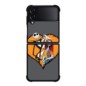 NIGHTMARE BEFORE CHRISTMAS JACK AND SALLY 3 Samsung Z Flip 4 Case NIGHTMARE BEFORE CHRISTMAS JACK AND SALLY 3 Samsung Z Flip 4 Case