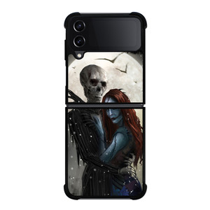 NIGHTMARE BEFORE CHRISTMAS JACK AND SALLY 4 Samsung Z Flip 4 Case