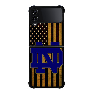 NOTRE DAME LOGO Samsung Z Flip 4 Case NOTRE DAME LOGO Samsung Z Flip 4 Case