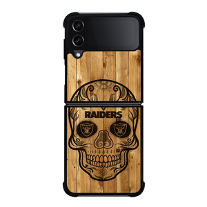 OAKLAND RAIDERS SKULL 3 Samsung Z Flip 4 Case OAKLAND RAIDERS SKULL 3 Samsung Z Flip 4 Case
