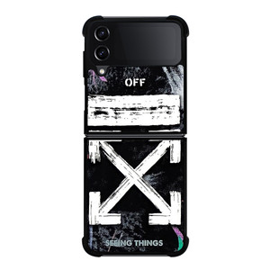 OFF WHITE LOGO 2 Samsung Z Flip 4 Case OFF WHITE LOGO 2 Samsung Z Flip 4 Case