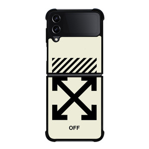 OFF WHITE LOGO Samsung Z Flip 4 Case OFF WHITE LOGO Samsung Z Flip 4 Case