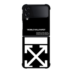OFF WHITE Samsung Z Flip 4 Case OFF WHITE Samsung Z Flip 4 Case