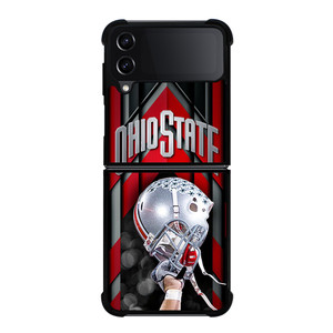 OHIO STATE HELMET Samsung Z Flip 4 Case OHIO STATE HELMET Samsung Z Flip 4 Case