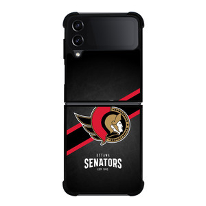 OTTAWA SENATORS LOGO 2 Samsung Z Flip 4 Case OTTAWA SENATORS LOGO 2 Samsung Z Flip 4 Case