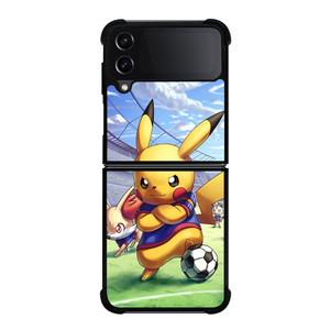 PIKACHU POKEMON SOCCER Samsung Z Flip 4 Case PIKACHU POKEMON SOCCER Samsung Z Flip 4 Case