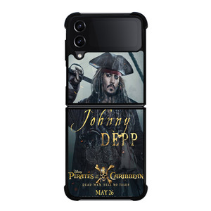 PIRATES OF THE CARIBBEAN JOHNNY DEPP Samsung Z Flip 4 Case PIRATES OF THE CARIBBEAN JOHNNY DEPP Samsung Z Flip 4 Case