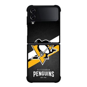 PITTSBURGH PENGUINS LOGO Samsung Z Flip 4 Case PITTSBURGH PENGUINS LOGO Samsung Z Flip 4 Case