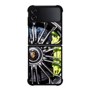 PORSCHE CAR WHEEL Samsung Z Flip 4 Case PORSCHE CAR WHEEL Samsung Z Flip 4 Case