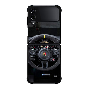 PORSCHE STEERING WHEEL Samsung Z Flip 4 Case PORSCHE STEERING WHEEL Samsung Z Flip 4 Case