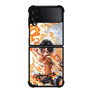 PORTGAS D ACE BLEEDING Samsung Z Flip 4 Case PORTGAS D ACE BLEEDING Samsung Z Flip 4 Case