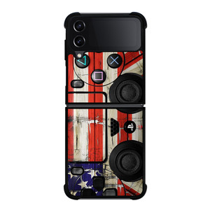 PS4 CONTROLLER AMERICAN Samsung Z Flip 4 Case PS4 CONTROLLER AMERICAN Samsung Z Flip 4 Case