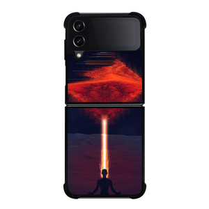 RED SPACE ALIEN Samsung Z Flip 4 Case RED SPACE ALIEN Samsung Z Flip 4 Case