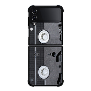 RETRO CASSETTE TAPE Samsung Z Flip 4 Case RETRO CASSETTE TAPE Samsung Z Flip 4 Case
