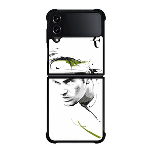 ROGER FEDERER ART Samsung Z Flip 4 Case ROGER FEDERER ART Samsung Z Flip 4 Case