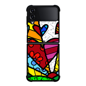 ROMERO BRITTO LOVE Samsung Z Flip 4 Case ROMERO BRITTO LOVE Samsung Z Flip 4 Case