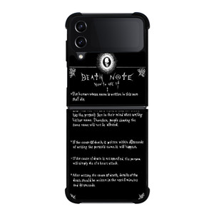 RULES OF THE DEATH NOTE Samsung Z Flip 4 Case RULES OF THE DEATH NOTE Samsung Z Flip 4 Case