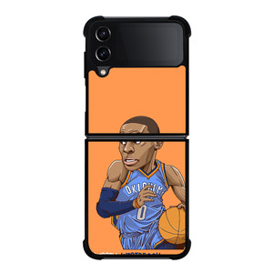 RUSSELL WESTBROOK PAINT Samsung Z Flip 4 Case RUSSELL WESTBROOK PAINT Samsung Z Flip 4 Case