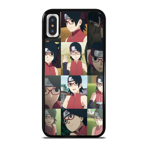 SARADA UCHIHA COLLAGE iPhone X / XS Case