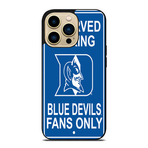 DUKE BLUE DEVILS PARKING SIGNS iPhone 14 Pro Max Case