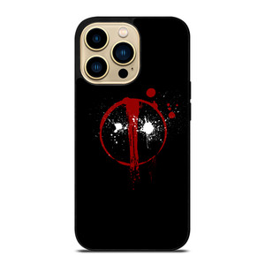 DEADPOOL SUPERHERO LOGO iPhone 14 Pro Max Case DEADPOOL SUPERHERO LOGO iPhone 14 Pro Max Case