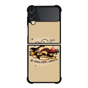 SAILOR JERRY TATTOO 4 Samsung Z Flip 3 Case SAILOR JERRY TATTOO 4 Samsung Z Flip 3 Case