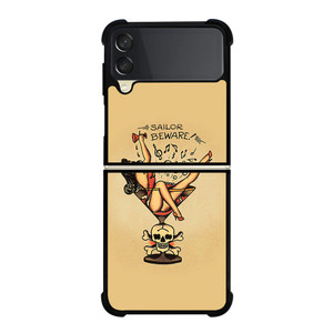 SAILOR JERRY TATTOO Samsung Z Flip 3 Case SAILOR JERRY TATTOO Samsung Z Flip 3 Case