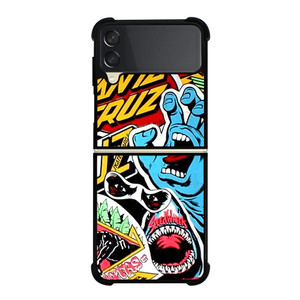 SANTA CRUZ SKATEBOARD 3 Samsung Z Flip 3 Case SANTA CRUZ SKATEBOARD 3 Samsung Z Flip 3 Case