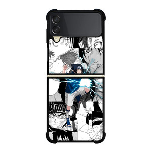 SASUKE UCHIHA COLLAGE 3 Samsung Z Flip 3 Case SASUKE UCHIHA COLLAGE 3 Samsung Z Flip 3 Case