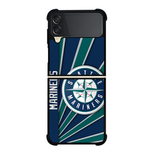 SEATTLE MARINERS LOGO 3 Samsung Z Flip 3 Case SEATTLE MARINERS LOGO 3 Samsung Z Flip 3 Case