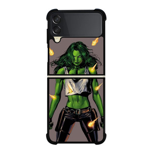 SHE HULK MARVEL 3 Samsung Z Flip 3 Case SHE HULK MARVEL 3 Samsung Z Flip 3 Case